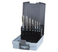 Jeu de tarauds de machine DIN 371/376 B M3-M12 7unités.HSS coffret plastique.RUKO