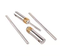 Jeu de tarauds de support inférieur vélo Cymwer pour entretien du vélo | Outil de taraudage de filetage de support inférieur Cymwer, kit de réparation BSA, type split, poignée T, corps en laiton et
