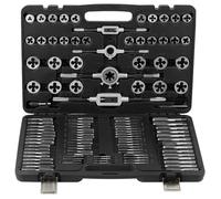 Jeu de Tarauds et Filières-Duoku-110 Pièces-Métriques M2-M18 Outils de Filetage en Acier à Roulement