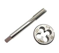 Jeu de tarauds et filières HSS 3/8"-32 pour filetage droitier 3/8-32 UNEF tarauds filetés 3/8 x 32 et filière ronde RH, 3/8x32, 3/8-32