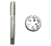 Jeu de tarauds et filières M16 x 2,0 pour machine à droite HSS M16 x 2 filetage métrique Machine à outils RH, tarauds filetés M16 x 2 et filière ronde M16 x 2,0