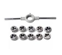 Jeu de tarauds et filières métriques et standards, outil de filetage, kit d'outils de refiletage métrique, support de clé réglable pour couper les filetages internes externes