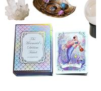 Jeu De Tarot - 78 Cartes Oracle Divinatoires | Jeu Oracle Portable Divinatoire pour Adulte Maison Voyage Détente