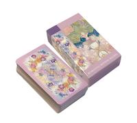 Jeu de tarot - 80 cartes de divination, outil de divertissement adapté aux débutants, guidance spirituelle perspicace, auto-réflexion et aide à l'astrologie - Ensemble de tarot pour femmes, hommes