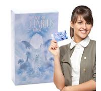 Jeu de tarot, cartes de divination, jeu de sorcière de l'âge du Verseau, ensemble oracle de message de sagesse, idéal pour les réunions spirituelles, les activités nocturnes et les lectures de groupe