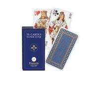 Piatnik – Jeu de tarot – Tarot Luxe – 78 cartes – Dos bleu et or