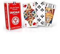 Jeu de Tarot Ducale Origine - 78 Cartes - Fabrication Française Depuis 1946 - Index Classiques, Finition Lisse et Opacité Anti-Triche