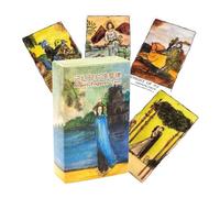 Jeu de tarot, jeu de cartes en papier, Oracle adapté aux débutants pour les événements scolaires, exploration spirituelle avec design nostalgique pour les amis, la famille, les collègues ou les