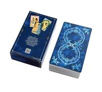 Jeu de Tarot,Jeux de société rétro Whisper of Star - Jeu de 86 cartes oracle pour la divination et l"intuition - pour les débutants hommes femmes utilisation quotidienne Voyage Fêtes Sortir ensemble