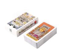 Jeu de tarot mystique - 78 cartes d'aventure pour divination | Ensemble de tarot illustré avec guide en anglais, archétypes symboliques, outils de lecture intuitifs pour débutants et amateurs