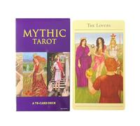 Jeu de tarot mythique, 78 feuilles de cartes Oracle, diseuse de bonne aventure pour débutants, instructions complètes en anglais (français non garanti) pour l'école, le camping, les activités d'équipe