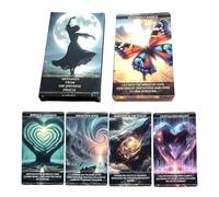 Jeu De Tarot Pour Débutants - Ensemble Complet De Divination Avec Guide, Cartes De Style Vintage Avec Signification | Outil De Lecture Spirituelle Longue Durée Pour Adultes, Adolescents, Amis De