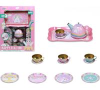 BigBuy Fun Lot de Tasses avec Assiettes 41 x 31 cm