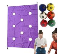 Jeu De Team Building Tarp À Trous pour Apprentissage en Groupe | Ensemble De Défi Équipe en Extérieur avec Toile - Matériel Sportif Et Activités Collaboratives pour Adolescents Et Adultes