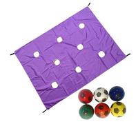 Jeu De Team Building Tarp À Trous Pour Apprentissage En Groupe, Ensemble De Défi Équipe En Extérieur Avec Toile, Accessoires de Défi Sportif Extérieur pour Événements Communautaires, Entreprises et Éc