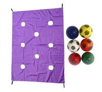 Jeu De Team Building Tarp À Trous Pour Apprentissage En Groupe,Jeux de Collaboration pour Apprentissage en Groupe | Accessoires de Défi Sportif Extérieur pour Événements Communautaires, Entreprises et