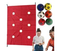 Jeu De Team Building Tarp avec Trou | Exercices De Cohésion Et Activités Collectives - Matériel De Formation pour Entreprises, Écoles Et Extérieur