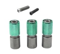 Jeu de têtes d ' adaptateur en acier carbone pour la conversion d ' outils filetés, conception de collier coulissant, têtes de connecteur de perceuse et de meuleuse 3 pièces pour les travaux de