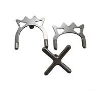Jeu de Têtes de Queue Pool Zinc pour robuste 3pcs Jeu de Têtes | Zinc allié massif, stabilité maximale, coups longs pour précis, fini mat, compatible toutes tables