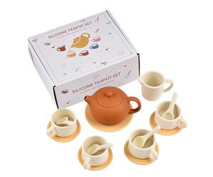 Jeu De Thé pour Filles - Set de Déguisement,Service à Thé pour Jeu d'Imitation - pour Garçons et Filles Préscolaires Anniversaire Fêtes Salle de Maternelle Soirée Familiale Garderies École à la Ma