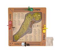 Jeu de théme de golf - jeu en bois stimulant, avec I, pour 1 à 4 joueurs adultes, amusement de table en intérieur pour soirée, soirée, soirée, fête et fête