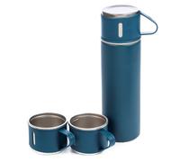 Jeu de thermos de 500ml et 3 tasses isolantes.