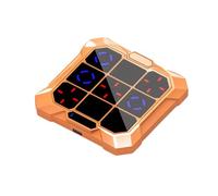 Jeu de Tic-Tac-Toe Bolt,6 en 1 Tic-Tac-Toe électronique Rechargeable avec Fonction de Mise en Sourdine,Jouet de Puzzle Portatif pour Jeu de Société éducatif,Jeux Cadeaux pour Enfants et Adultes