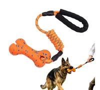 Jeu de Tir à la Corde pour Chien | Jouet à Mâcher Interactif en Forme d'Os - Corde Solide pour Chien de Petite Moyenne Grande Taille | Pour chiens petits et moyens, mordeurs, stimulation anti-ennui