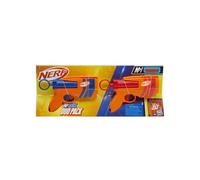 Nerf N Series, Duo Pack de Blasters à fléchettes et 12 fléchettes N1, Lanceurs de Fléchettes Haute Performance pour Enfants - Jeux de Tir d’Extérieur - Design Portable et Facile à Amorcer, Jouet