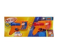 Nerf N Series, Duo Pack de Blasters à fléchettes et 12 fléchettes N1, Lanceurs de Fléchettes Haute Performance pour Enfants - Jeux de Tir d’Extérieur - Design Portable et Facile à Amorcer, Jouet