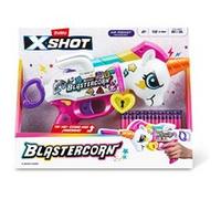 X-Shot Pistolet à fléchettes BlasterCorn Heartbreaker en mousse Rose
