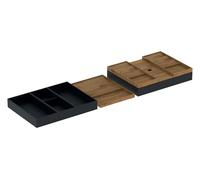 Geberit Ensemble d'inserts de tiroir 502353001, largeur 120 cm, pour tiroir supérieur, bambou