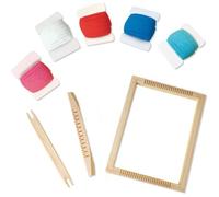 SES CREATIVE Jeu de Tissage - Avec fils de différentes couleurs