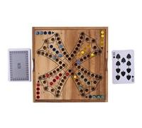Jeu de société en bois - ENGELHART - 350262 - Tock - Coffret de voyage - 4 joueurs