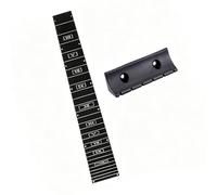 Jeu de touches et d ' écrous de guitare en plastique, touche de | Côté lisse pour une installation rapide et un réglage stable, installation facile pour les pièces d ' instruments de