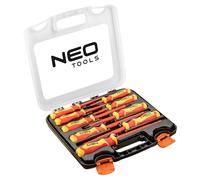 Jeu de 9 tournevis isolés NEO TOOLS 04-142 1000V spécial électricien
