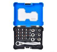 Jeu de tournevis 23 en 1 31 en 1 38 en 1 avec clés à cliquet magnétiques avec plusieurs embouts pour l'entretien du vélo, réparation à domicile, assemblage électronique (23 pièces)