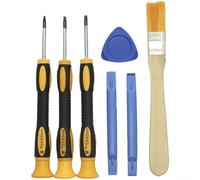 Jeu de tournevis 7 en 1 pour manette de jeu avec embouts magnétiques T6 T8 pour T10, leviers et brosse pour Xbox PS(C)