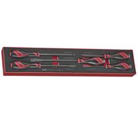 Jeu de tournevis à choc Foamx4 tray PLAT- PH 5 pièces Teng Tools TEXMDTN