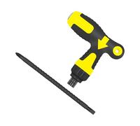 Jeu de tournevis à cliquet 2 en 1 avec embout de croisement pour la réparation de la maison, la machine à coudre, l'entretien des outils multifonctionnels, tournevis à cliquet