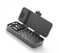 Jeu De Tournevis À Cliquet Avec 24 Embouts Magnétiques Poignée Ergonomique En T Adapté Mécaniciens Professionnels Amateurs Bricolage Ensemble D'outils Clé Cliquet Poignée En T