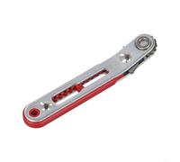 Jeu de tournevis à cliquet multifonction avec roue à cliquet réglable bidirectionnelle, angle droit et embouts magnétiques droits pour espaces restreints, acier allié (A)