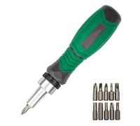 Jeu de tournevis à cliquet - Tournevis domestique 10 en 1 | Tournevis à cliquet d'angle magnétique, tournevis domestique multifonctionnel pour une utilisation à long terme