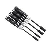 Jeu de Tournevis à Douille Hexagonale, 4 Pièces en Alliage D'aluminium, Jeu de Tournevis à Douille Hexagonale 4, 0 Mm, 5, 5 Mm, 7, 0 8, pour Modèles de Voitures RC, Avions