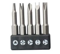Jeu de tournevis à embouts - Kit d'embouts de tournevis, kit d'embouts de tournevis en acier au chrome vanadium | Outil d'embout de tournevis intérieur triangulaire de Type Y robuste, accessoires de p