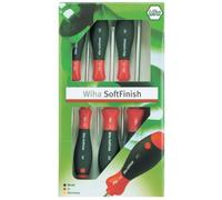 Wiha pour l'atelier Jeu de tournevis 6 pièces vis à fente, cruciforme Phillips