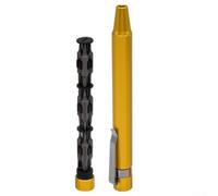Jeu de tournevis à poignée magnétique portable 18 embouts (jaune) | Comprend pour Phillips Torx pour embouts triwing, poignée antidérapante, rangement intégré, design léger