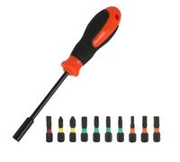 Jeu de tournevis avec 10 embouts pour PH SL Torx, poignée en métal avec têtes remplaçables, pour les tâches de réparation automobile à domicile