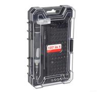 Jeu de tournevis avec fonctions télescopiques Kit complet de 107 embouts pour diverses réparations (gris)