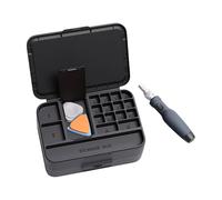 Jeu De Tournevis,Capuchon Rotatif Rétractable 360° Avec Rangement,Trousse de Réparation Électronique Portable - Pour Ordinateur Portable Tablette Appareil Photo Électroniques